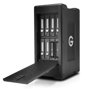 G Speed Shuttle XL 2TB EV Series Bay Adapter Frontopen.png