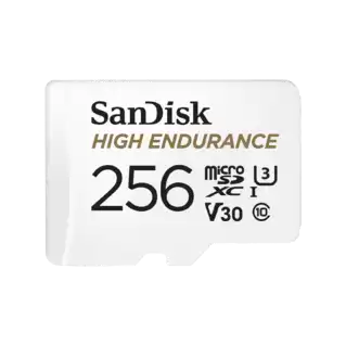 High endurance UHS-I microSD 256GB front image