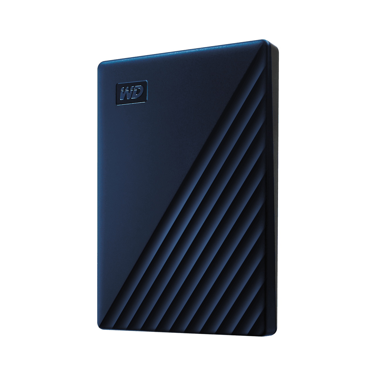 MyPassport for Mac 1-2TB Midnight Blue Left Angled
