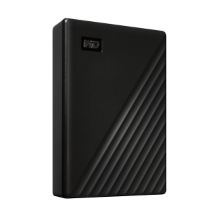 MyPassport 4-5 TB Black Right Angled
